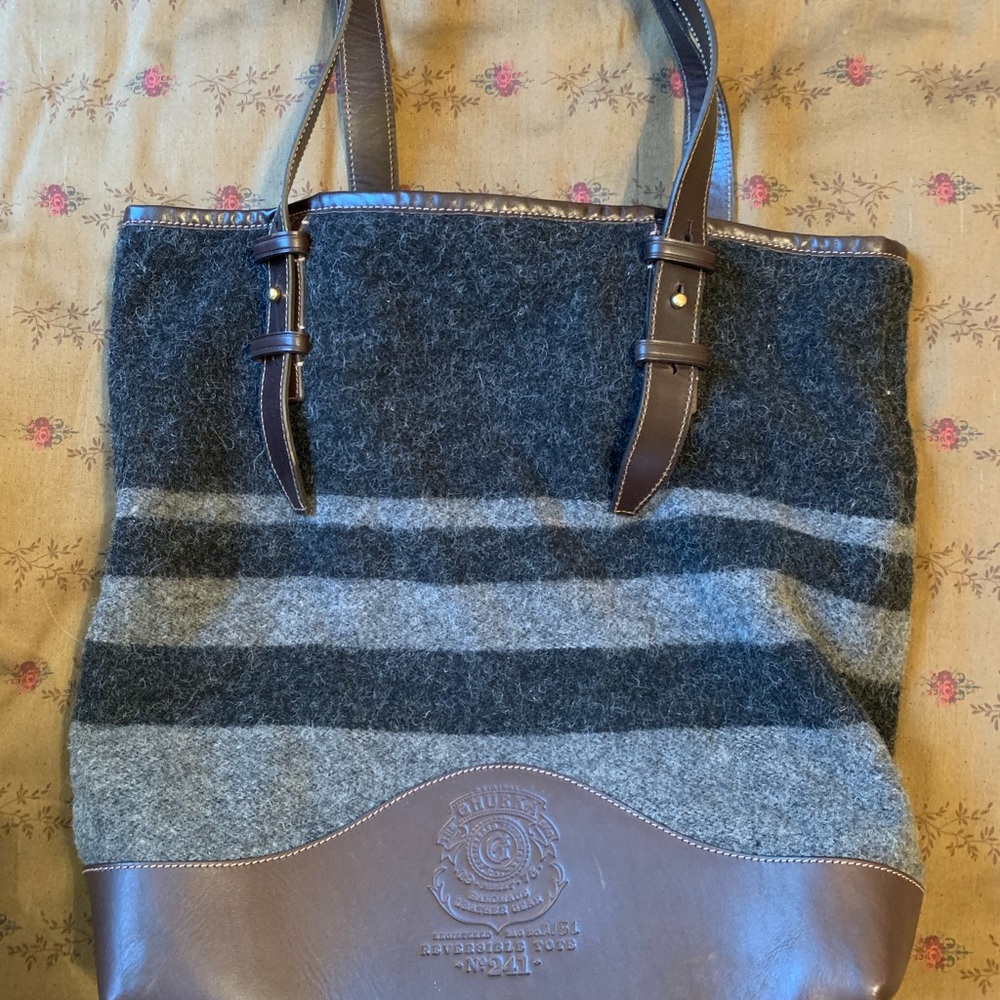 Ghurka reversible tote purse